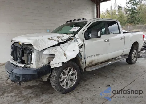 2016 Nissan Titan Xd Platinum Reserve Diesel/Pro-4X Diesel/S Diesel/Sl Diesel/Sv Diesel z USA, uszkodzony, nr VIN 1N6BA1F46GN502172